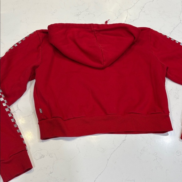 Red Vans Crop Hoodie - Picture 2 of 2